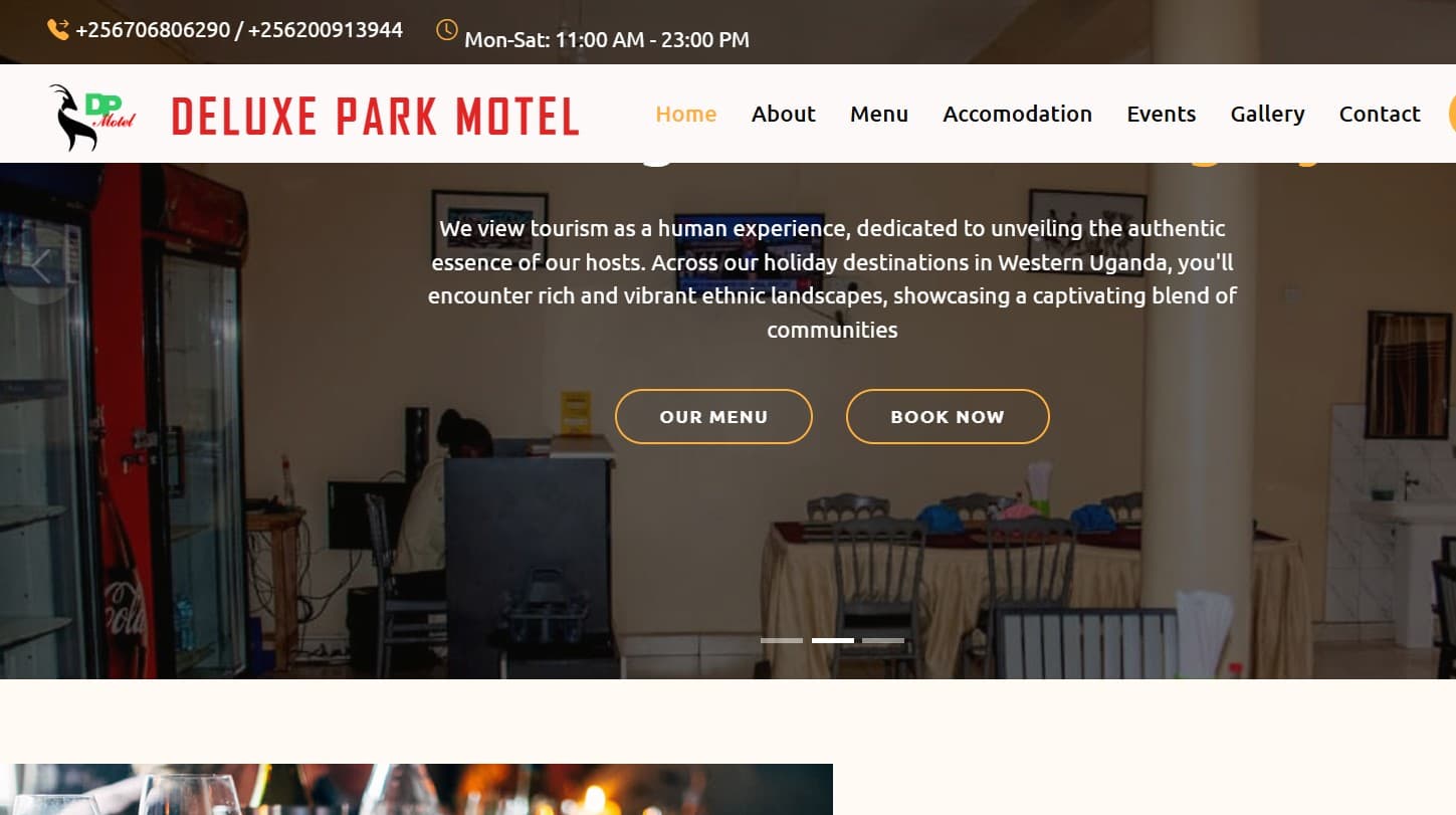 DeluxPark Motel · Website